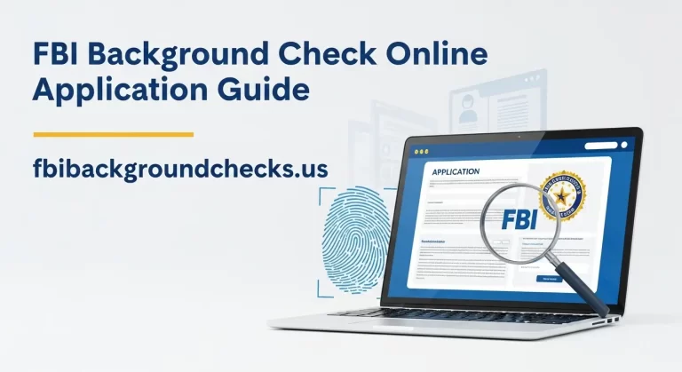 FBI Background Check Online Application Guide 2026